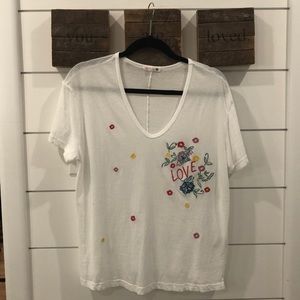 Sundry Embroidered Tee